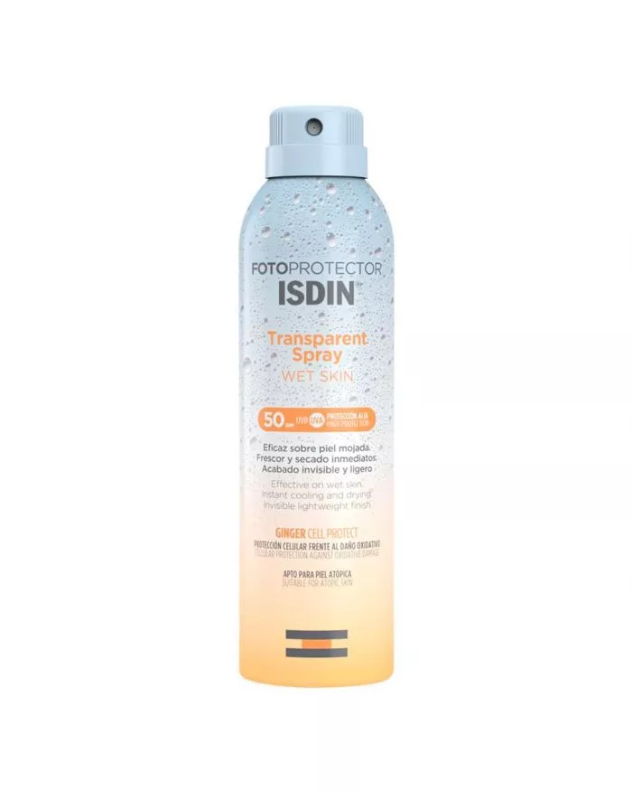 Buy Isdin Fotoprotector Wet Skin Transparent Spray SPF50+ 250 mL Online at  Best Price in UAE