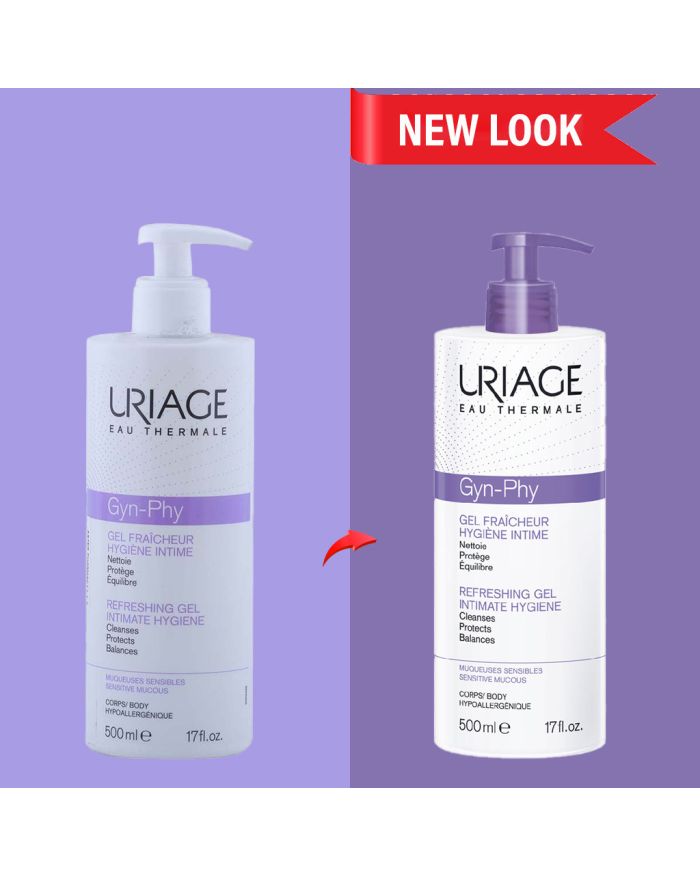 Buy Uriage Gyn-Phy Refreshing Intimate Hygiene Protective Cleansing Gel 500  mL Online at Best Price in UAE