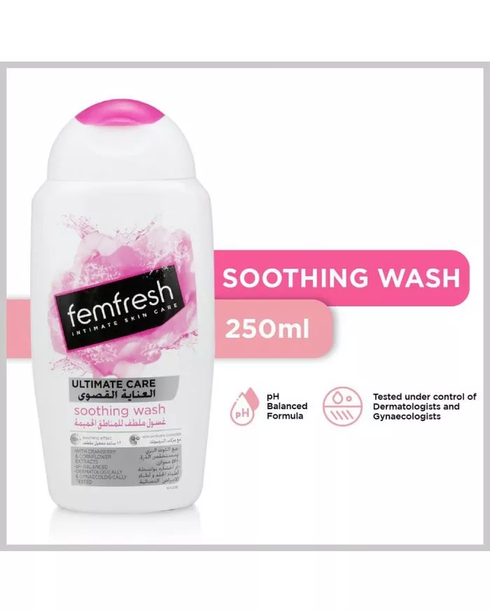 Buy Femfresh Ultimate Care Soothing Intimate Skin Care Wash 250 mL