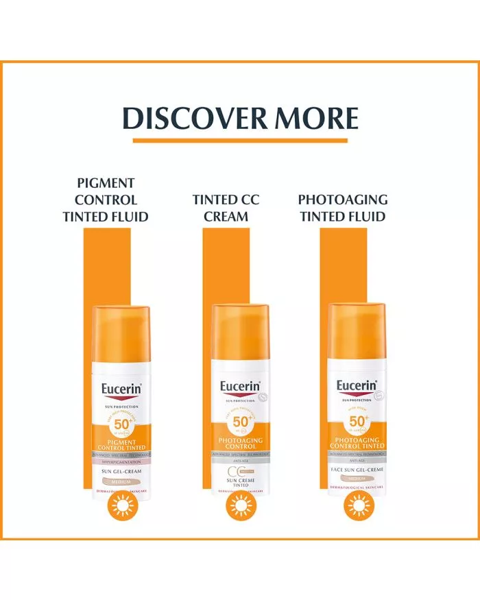 EUCERIN SUN PROTECTION SPF 50+ OIL CONTROL TINTED 50ML Online