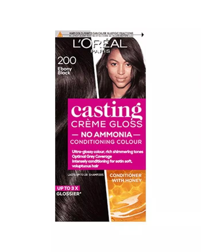 Buy Loreal Casting Cream Gloss Semi-Permanent Conditioning Hair Color 200  Deep Black Kit Online at Best Price in UAE | Aster Online