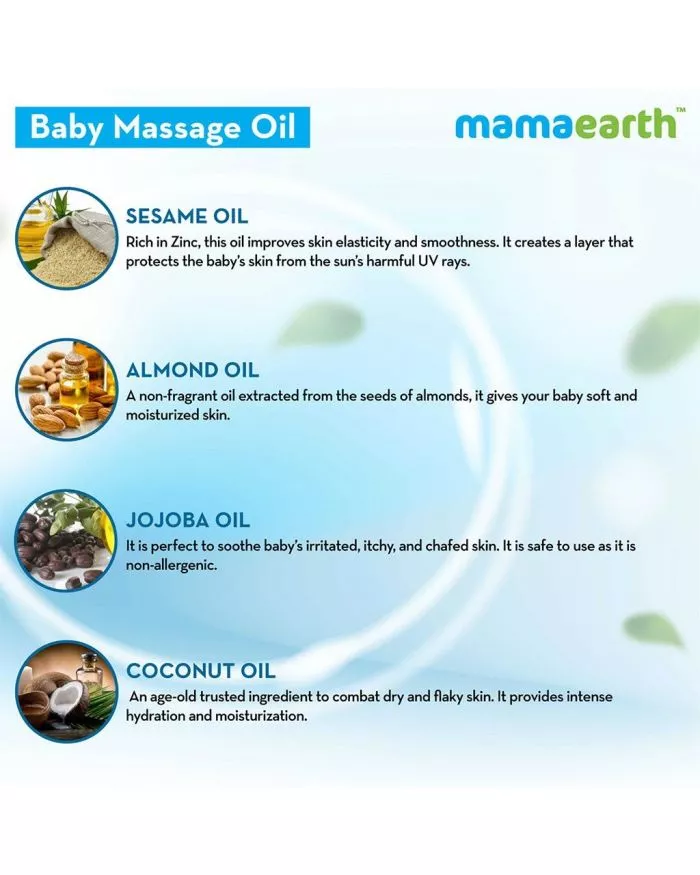 Mamaearth baby best sale massage oil