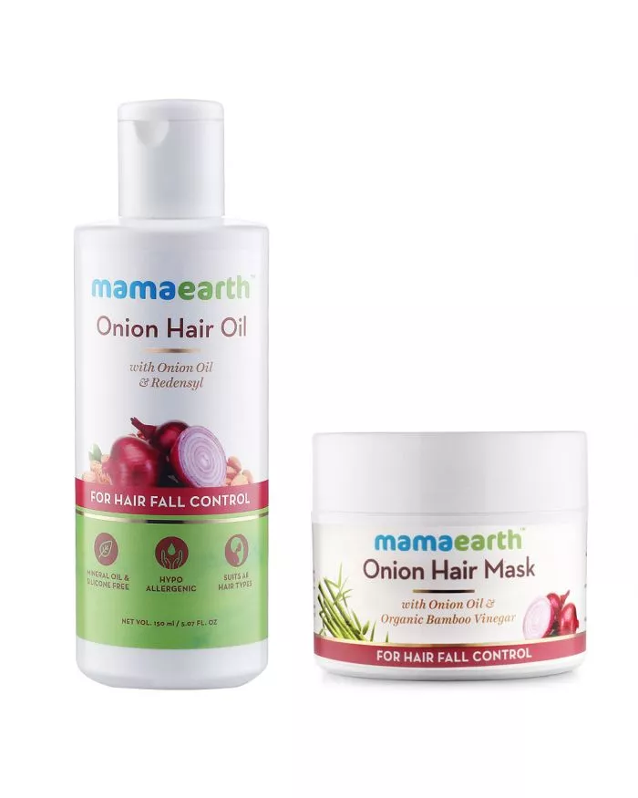 Buy Mamaearth Onion Hair Oil Booster for Men with Onion and Redensyl for  Hair Fall Control 30 ml Online at Best Price - Hair Oils