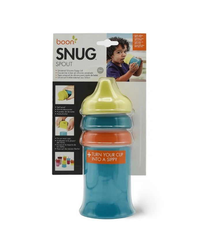 Boon Snug Spout Universal Silicone Sippy Lids 3 Pack