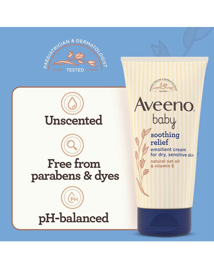 Buy Aveeno Baby Soothing Relief Cream 150ml Online