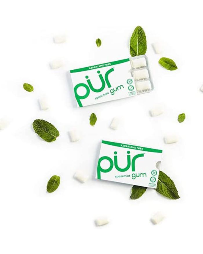 Pur Chewing Gum Peppermint, 9 pieces