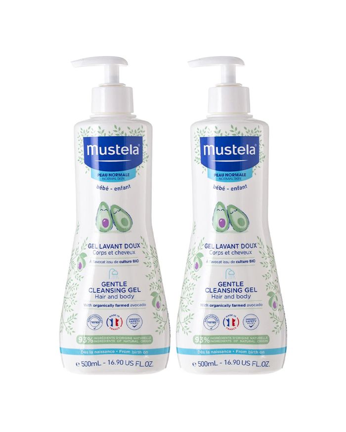 Buy Mustela Baby Gentle Cleansing Gel, Hair & Body Wash For Normal