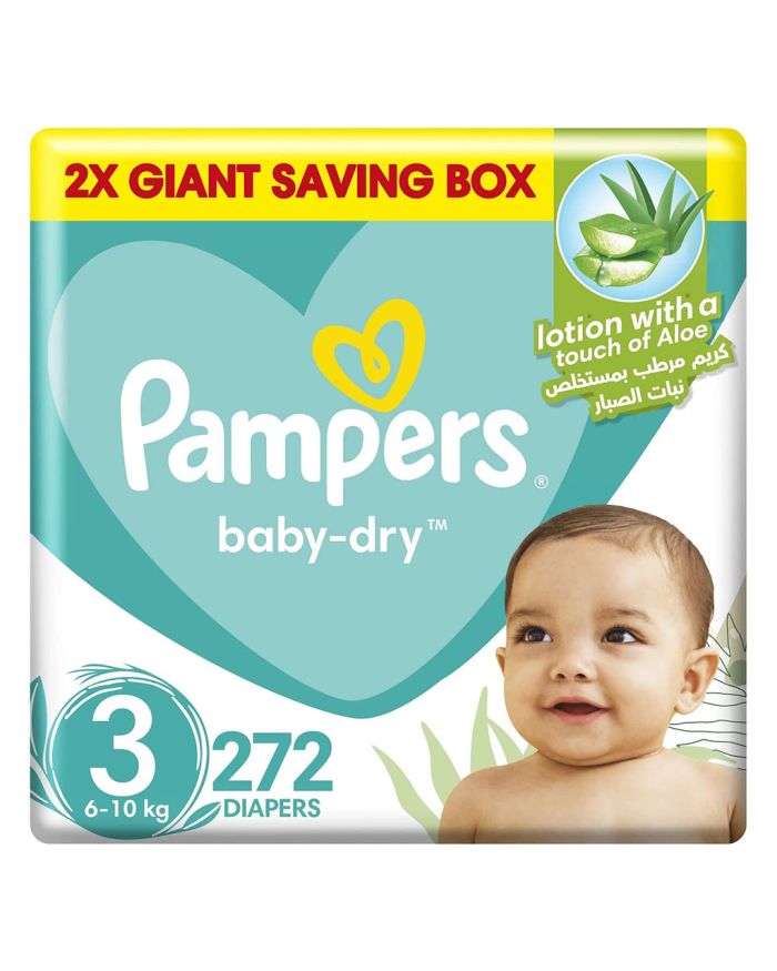 Baby dry hot sale pampers 3