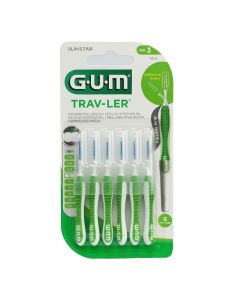 Butler GUM traveler Interdental brush Green, 1s