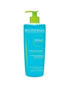Bioderma Sebium Moussant Purifying Cleansing Foaming Gel For Combination To Oily Skin 500 mL