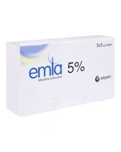 Aspen Emla Skin Numbing Topical Anaesthetic Cream 5 g 5's