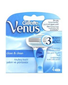 Gillette Venus Close & Clean Blade 4's 29793