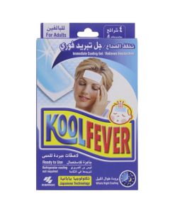 Kool Fever Adult Cooling Gel 4's