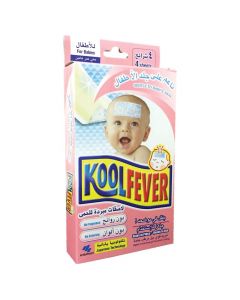Kool Fever Baby Cooling Gel Sheets 4's