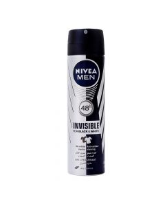 Nivea Men Invisible for Black and White Deodorant Spray 150 mL