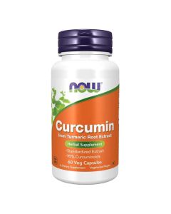Now Curcumin 665mg Vegetarian Capsules For Anti-Inflammatory & Antioxidant Support, Pack of 60's