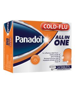 Panadol Cold and Flu All In One Tablets 24's