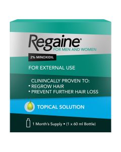 Regaine For Men & Women 2% Minoxidil Topical Hair Regrowth Solution 60ml