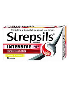 Strepsils Intensive Honey & Lemon Lozenges 16's