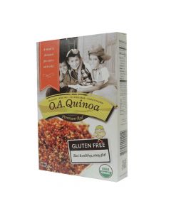 O.A.Q Organic 100 % Premium Red Quinoa 340 g