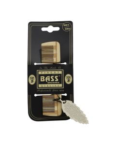 Bass Fine Tooth Pocket Wood Comb W4