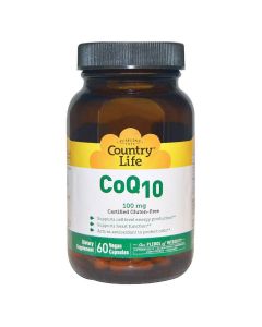 Country Life Antioxidant CoQ10 100 mg Vegan Capsules For Heart Health, Pack of 60's