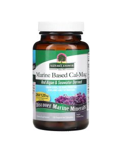 Nature's Answer Marine Based Calcium-Magnesium 250/125mg Vegan Capsules For Bone & Muscle Health, Pack of 120's