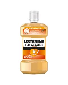 Listerine Total Care Milder Miswak Taste Fluoride Mouthwash 500ml 