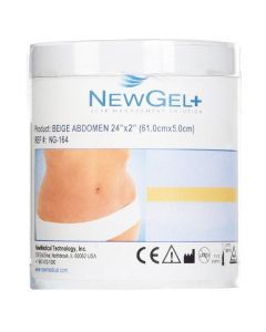 NewGel+ Abdomen/Extremity Silicone Strip Beige 24 x 2 NG-164