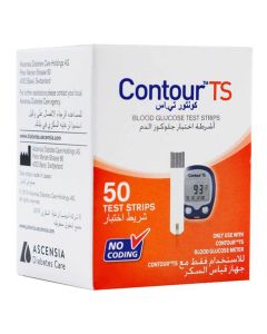 Ascensia Contour TS Blood Glucose Test Strips 50's