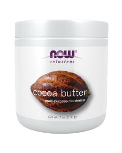 Now Solutions Cocoa Butter 100% Pure Multi Purpose Moisturizer 198g