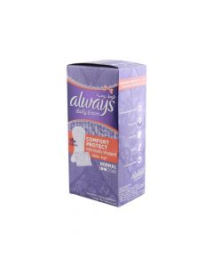 Always Comfort Protect Individual Wrapped Normal Daily Liners 20's 12652