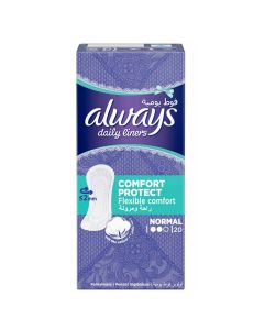 Always Daily Liners Comfort Protect, Normal Pantyliners, Pack of 20's