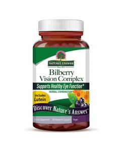 Natures Answer Bilberry Extract Vision Complex Vegetarian Capsules 60's