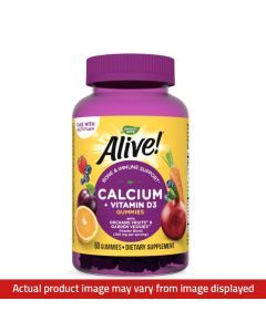 Alive Calcium + D3 Gummies 60's
