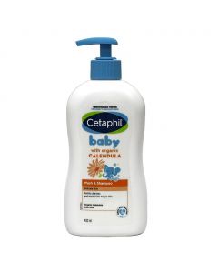 Cetaphil Baby Wash & Shampoo With Organic Calendula 400 mL