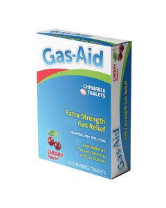 Gas Aid Chewable Tablet Cherry Flavor 18's