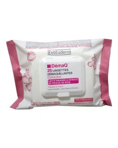 Evoluderm Make Up Remover Wipes For All Skin Types 25's 1627