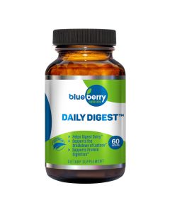 Blueberry Naturals Daily Digest Digestive Enzyme Vegetarian Capsules 60's