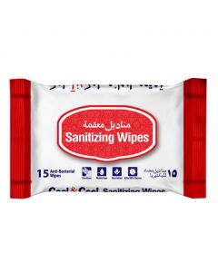 Cool & Cool Sanitizing Wipes 15's