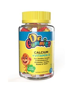 Dr. Gummies Kids Calcium + Vitamin D Gummies For Healthy Bone & Teeth, Pack of 60's