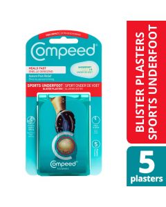 Compeed Hydrocolloid Blister Plasters Sports Underfoot 5's
