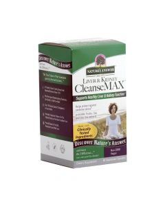 Nature's Answer Liver & Kidney Cleanse Max Vegetarian Capsules, Pack of 60's