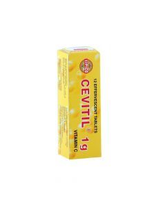 Cevitil 1g Vitamin C Effervescent Tablet 12's