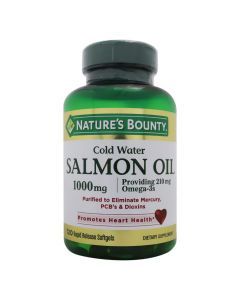 Nature's Bounty Cold Water Salmon Oil 1000 mg Softgels 120's