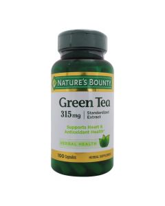 Nature's Bounty Green Tea 315 mg Standardized Extract Capsules 100's