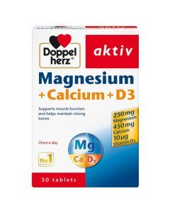 Doppelherz aktiv Magnesium + Calcium + D3 Tablets 30's
