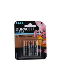 Duracell Ultra AAA4 1.5V Alkaline battery MX2400/LR6 4's