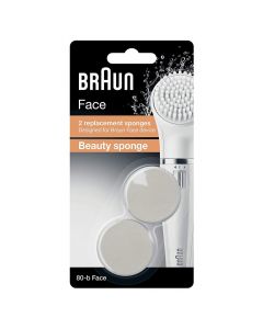 Braun 80-b Face Beauty Sponge Refill 2's