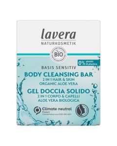 Lavera Basis Sensitiv 2 In 1 Hair & Skin Body Cleansing Bar